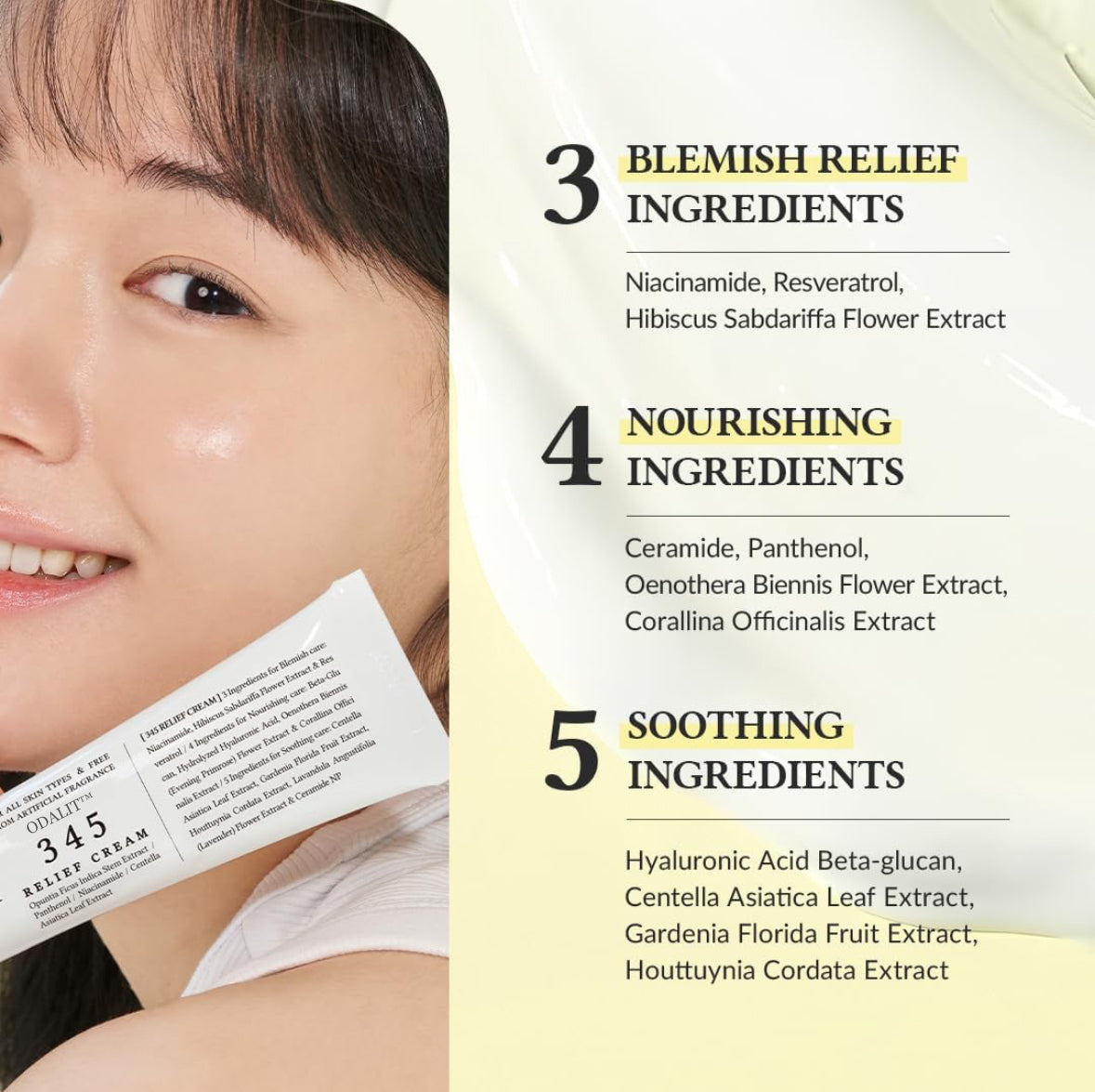 345 Relief Cream - Regenerierende Gesichtscreme - 50ml