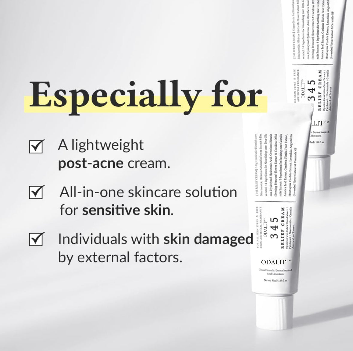345 Relief Cream - Regenerierende Gesichtscreme - 50ml