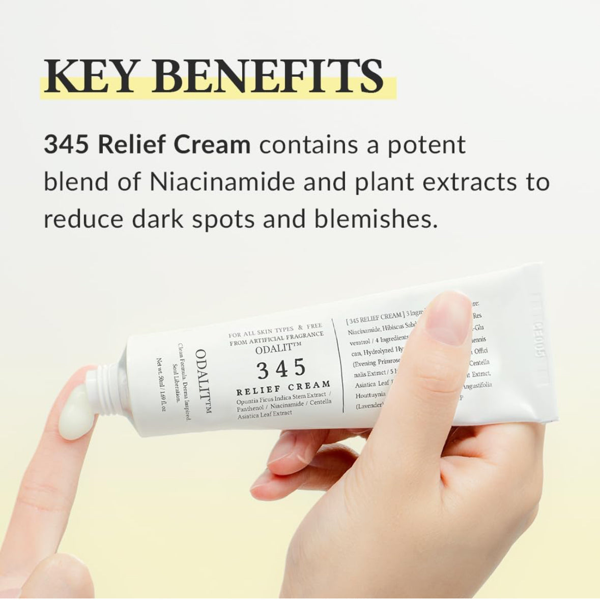 345 Relief Cream - Regenerierende Gesichtscreme - 50ml